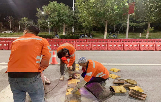 道路減速帶安裝